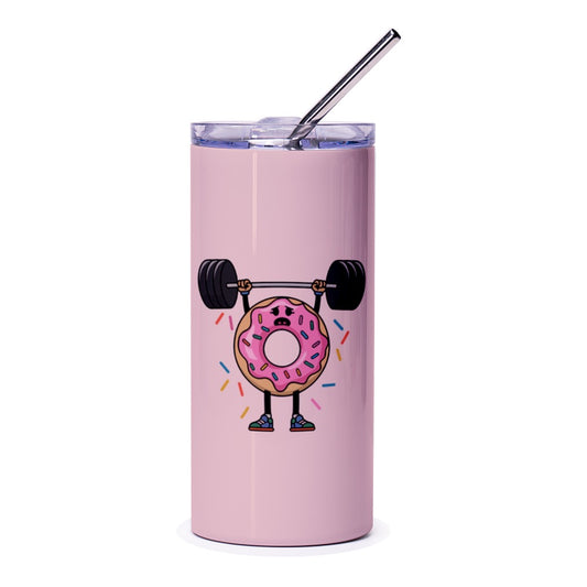 Funny Donut Gym Tumbler, Weightlifting Donut, Workout Lover Gift, Gym Gifts, Fitness Tumbler, Donut Lover Tumbler, Cute Tumbler, Gift - Tawshia