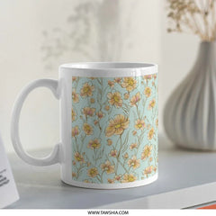 Beautiful Floral Blossom Design Print Mug product