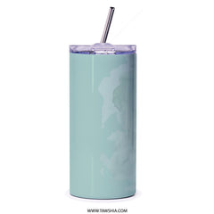 Classic Car Tumbler, Beach Theme Tumbler, Car Lover Gift, Vintage Car Design, Retro Style Tumbler, Palm Tree Tumbler, Travel Tumbler - Tawshia