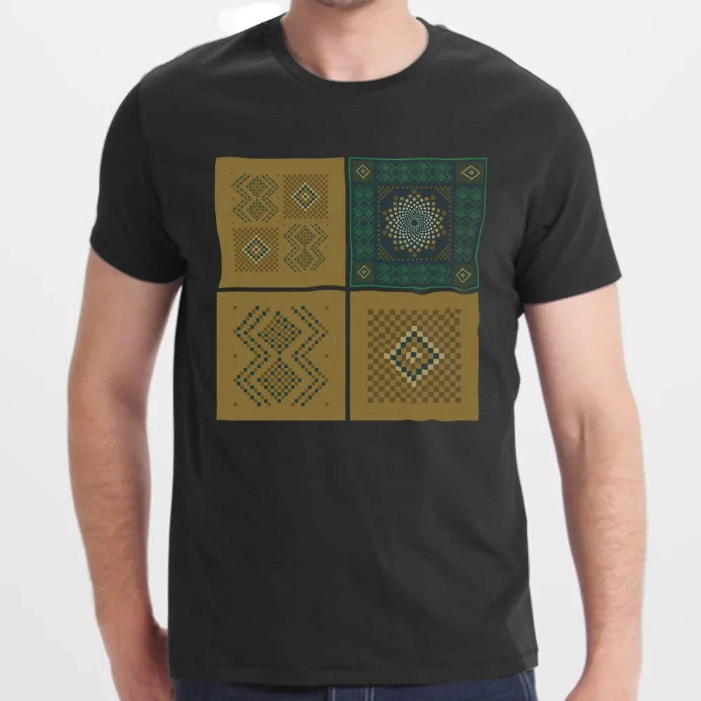 Geometric Pattern Design Casual Wear T-shirt product