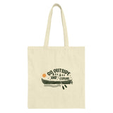 Go Outside and Explore Canoe Graphic Tote Bag product