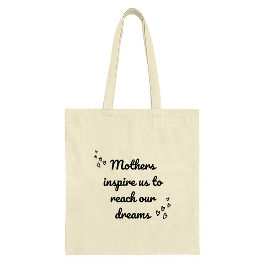 Mothers Day Tote Bag, Inspirational Tote, Heart Tote, Gift For Her, Mom Quote Tote Bag, Empowering Tote, Cute Tote, Dream Tote Bag - Tawshia