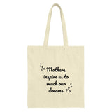 Mothers Day Tote Bag, Inspirational Tote, Heart Tote, Gift For Her, Mom Quote Tote Bag, Empowering Tote, Cute Tote, Dream Tote Bag - Tawshia