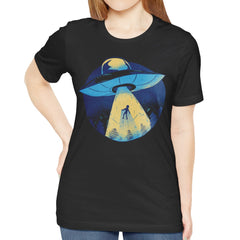 Alien Abduction UFO Graphic Art Women's T-shirt product type