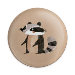 Cute Raccoon Pinback Button, Animal Lover Gift, Kawaii Style Button, Illustrated Raccoon Badge, Trendy Pin, Collectible Button, Fun - Tawshia