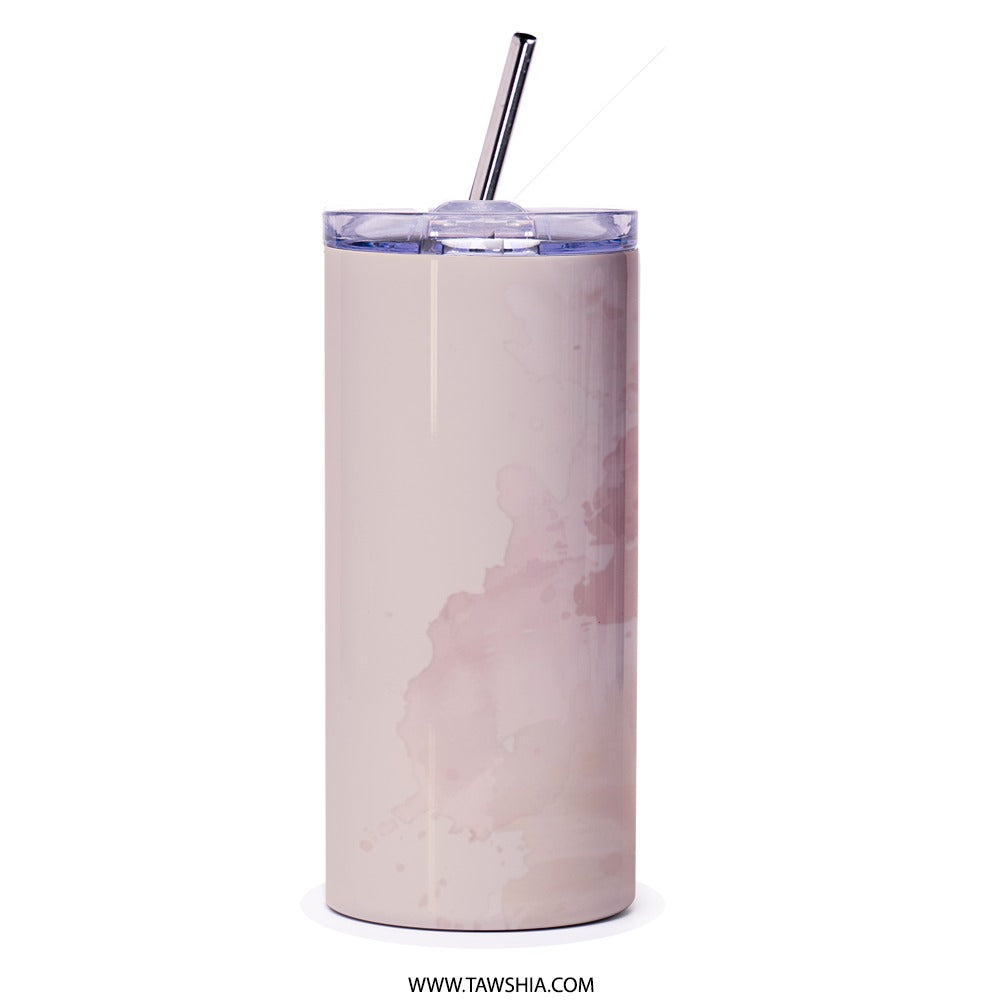 Lavender Tumbler, Floral Tumbler, Flower Tumbler, Watercolor Tumbler, Plant Lover Gift, Cute Tumbler, Tumbler for Her, Floral Tumbler Gift - Tawshia