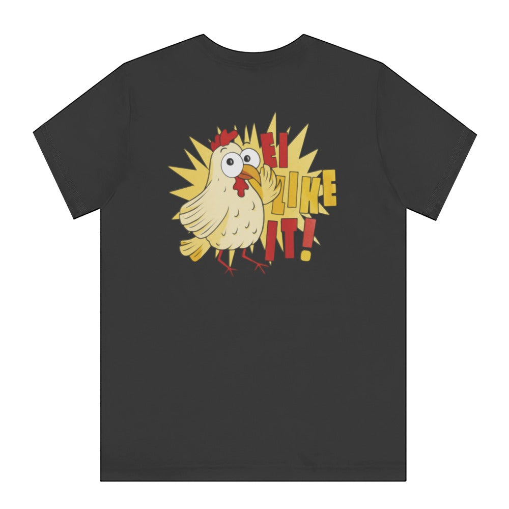 Funny Chicken Slogan Design Black T-Shirt product