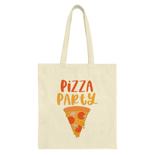Pizza Party Tote Bag, Foodie Gift, Pizza Lover, Fun Tote, Everyday Tote, Casual Tote, Gift for her, Cute Bag - Tawshia