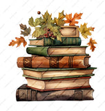 Autumn Books Mug, Fall Reading Mug, Book Lover Gift, Library Mug, Reader Gift, Cozy Mug, Gift for Teacher, Fall Decor Mug - Tawshia
