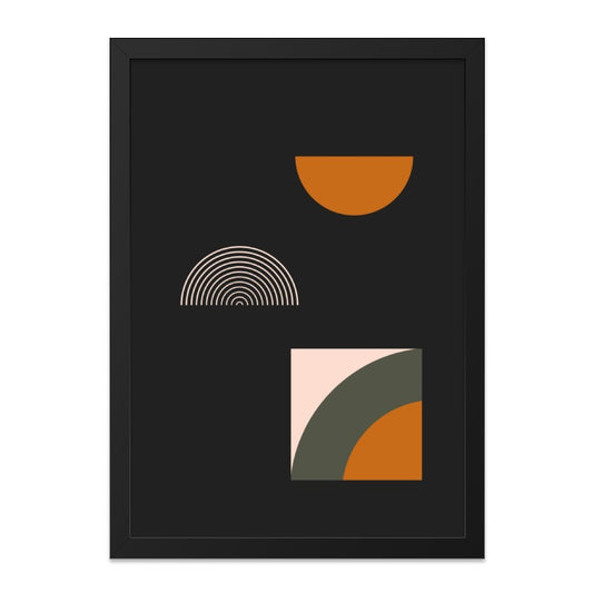 Abstract Geometric Wall Art, Modern Minimalist Print, Shapes Art, Home Decor, Contemporary Artwork, Stylish Wall Decor - Tawshia