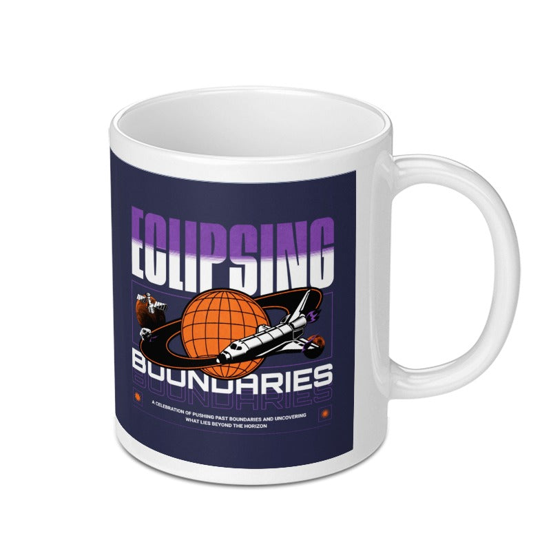 Eclipsing Boundaries Space Exploration Mug product