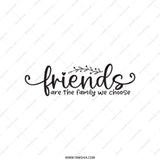 Friends Tote Bag, Gift for Friends, Family Quote Bag, Best Friend Gift, Inspirational Tote, Everyday Bag, Canvas Tote - Tawshia