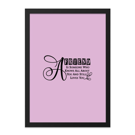 Friendship Wall Art, Friend Quote, Best Friend Gift, Inspirational Art, Friendship Print, Home Decor, Loving Friend Wall Decor - Tawshia