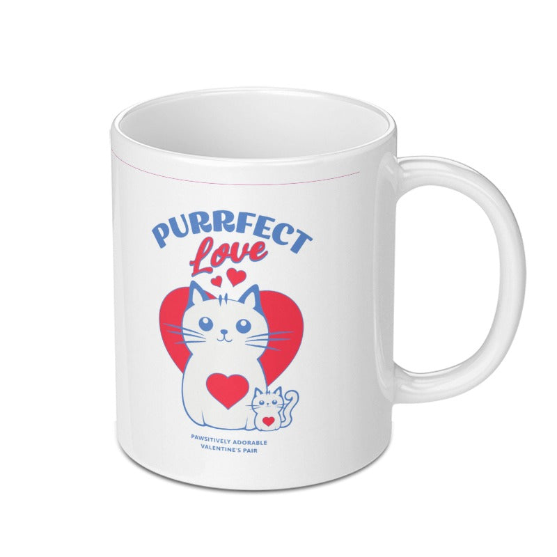 Purrfect Love Adorable Valentine's Pair Mug product
