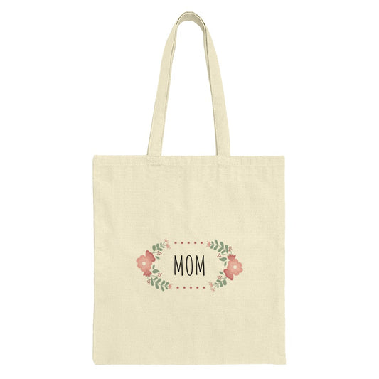 Mom Floral Tote Bag, Gift for Mom, Mothers Day Gift, Mom Birthday Gift, Everyday Tote, Shopping Bag, Reusable Grocery Bag - Tawshia