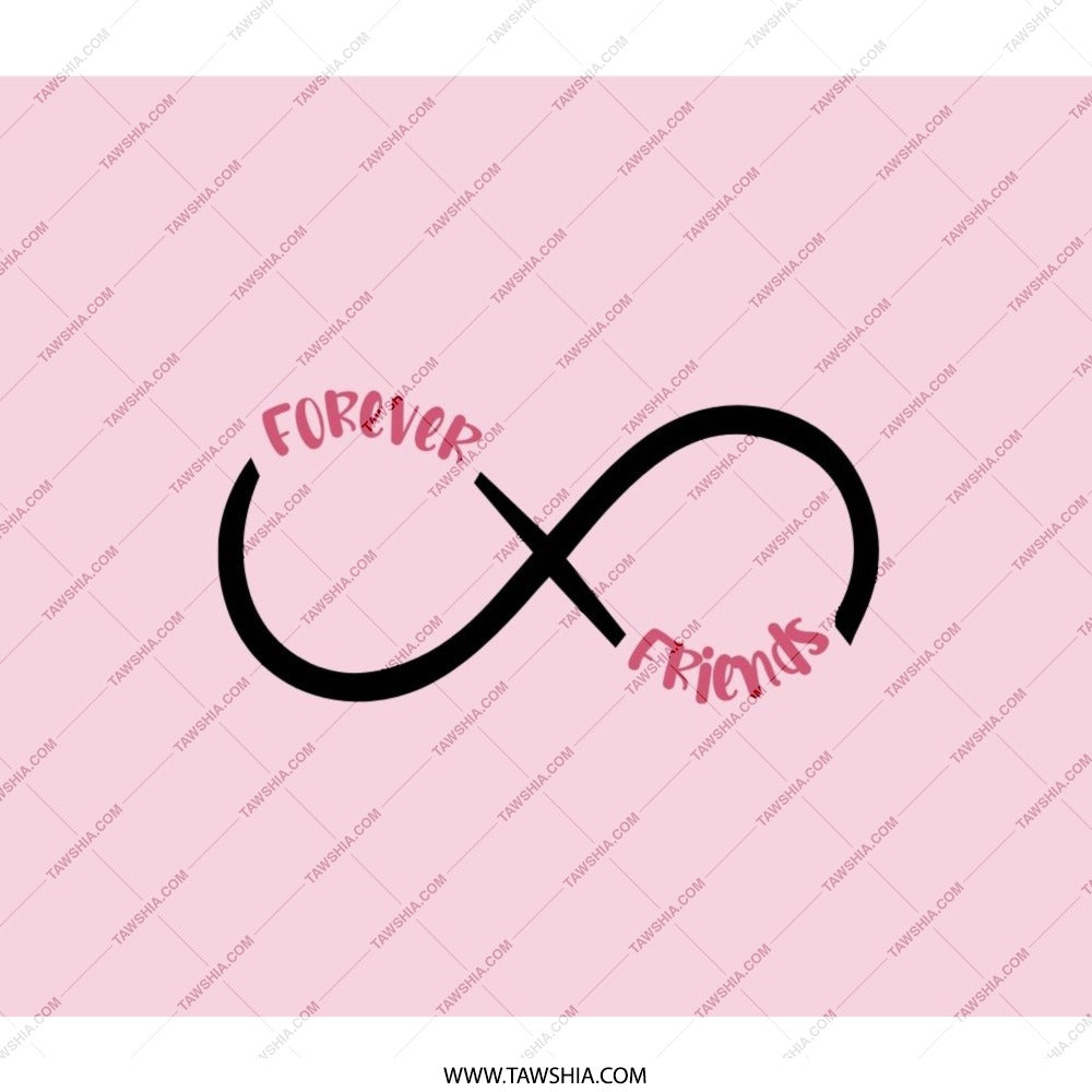 Forever Friends Backpack, Infinity Symbol Backpack, Friendship Gift, Best Friends Backpack, Trendy Backpack, School Backpack - Tawshia