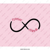 Forever Friends Backpack, Infinity Symbol Backpack, Friendship Gift, Best Friends Backpack, Trendy Backpack, School Backpack - Tawshia
