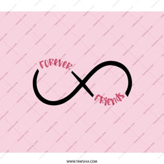 Forever Friends Backpack, Infinity Symbol Backpack, Friendship Gift, Best Friends Backpack, Trendy Backpack, School Backpack - Tawshia