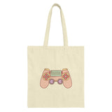 Pastel Game Controller Tote Bag, Gamer Gift, Cute Gaming Tote, Video Game Lover, Play Station Gift, Casual Tote, Shopper Bag - Tawshia