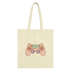Pastel Game Controller Tote Bag, Gamer Gift, Cute Gaming Tote, Video Game Lover, Play Station Gift, Casual Tote, Shopper Bag - Tawshia