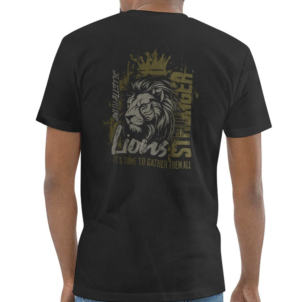 Lion Graphic Tee It's Time To Gather Them All T-shirt product