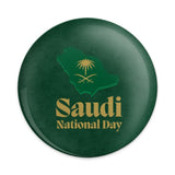 Saudi National Day Pinback Button, KSA Map Badge, Kingdom of Saudi Arabia, Saudi Arabia Gift, Saudi Arabia Pin, Saudi Pride - Tawshia