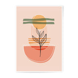 Abstract Botanical Photographic Print, Boho Wall Art, Minimalist Plant Art Print, Modern Home Decor, Geometric Shapes, Floral Print - Tawshia