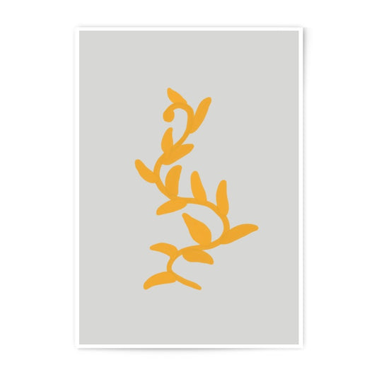Golden Leaves Photographic Print, Botanical Wall Art, Minimalist Home Decor, Modern Art Print, Floral Photography, Abstract Leaf Print - Tawshia