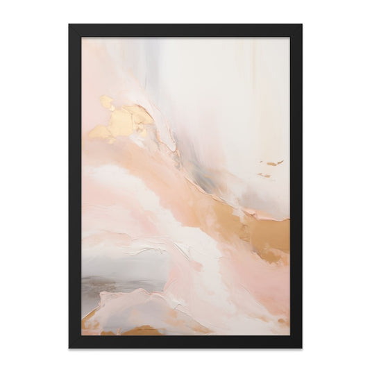 Abstract Art Wall Decor, Modern Art Print, Pink Beige Painting, Neutral Wall Art, Contemporary Artwork, Home Decor, Living Room Art - Tawshia