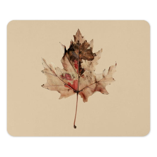 Autumn Leaf Mouse Pad, Fall Foliage Desk Accessory, Nature Inspired Computer Mat, Botanical Office Decor, Colorful Leaf Pad - Tawshia