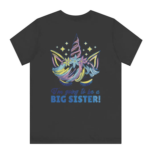 Big Sister Unicorn T-Shirt, Pregnancy Announcement Shirt, Unicorn T Shirt, Cute Unicorn Tee, New Big Sister Shirt, Matching Family T Shirt SKU: TSH10047438