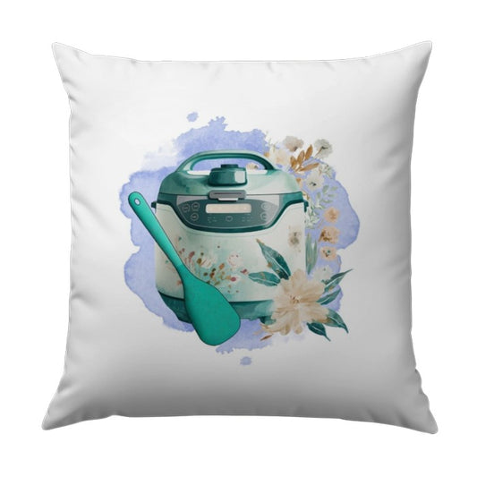 Instant Pot Pillow, Floral Kitchen Pillow, Pressure Cooker Decor, Cooking Gift, Foodie Pillow, Home Decor - Tawshia