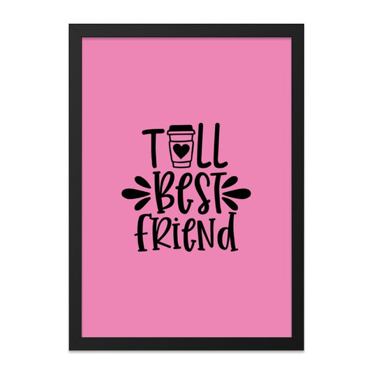 Best Friend Wall Art, Coffee Lover Gift, Friendship Decor, Modern Wall Decor, Home Decor, Cute Wall Art - Tawshia