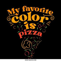 My Favorite Color Is Pizza Pinback Button, Funny Foodie Gift, Pizza Lover Badge, Quirky Pin, Fast Food Fan Pinback Button, Pizza Slice - Tawshia