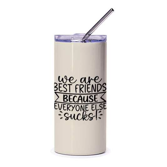 Best Friends Tumbler, Funny Friendship Gift, Sarcastic Friend Tumbler, Best Friend Gift, We are Best Friends Tumbler, Gift for Bestie - Tawshia