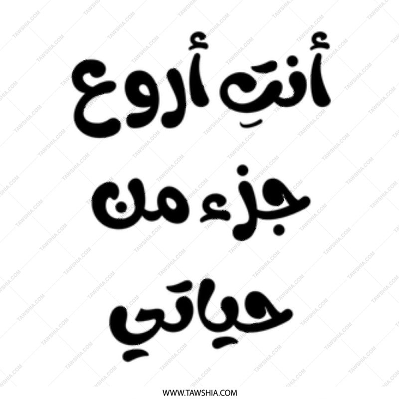 Arabic Quote Mug, You are the best part of my life, Gift idea, Unique Mug, Inspirational Mug, Coffee Mug, Tea Mug - Tawshia