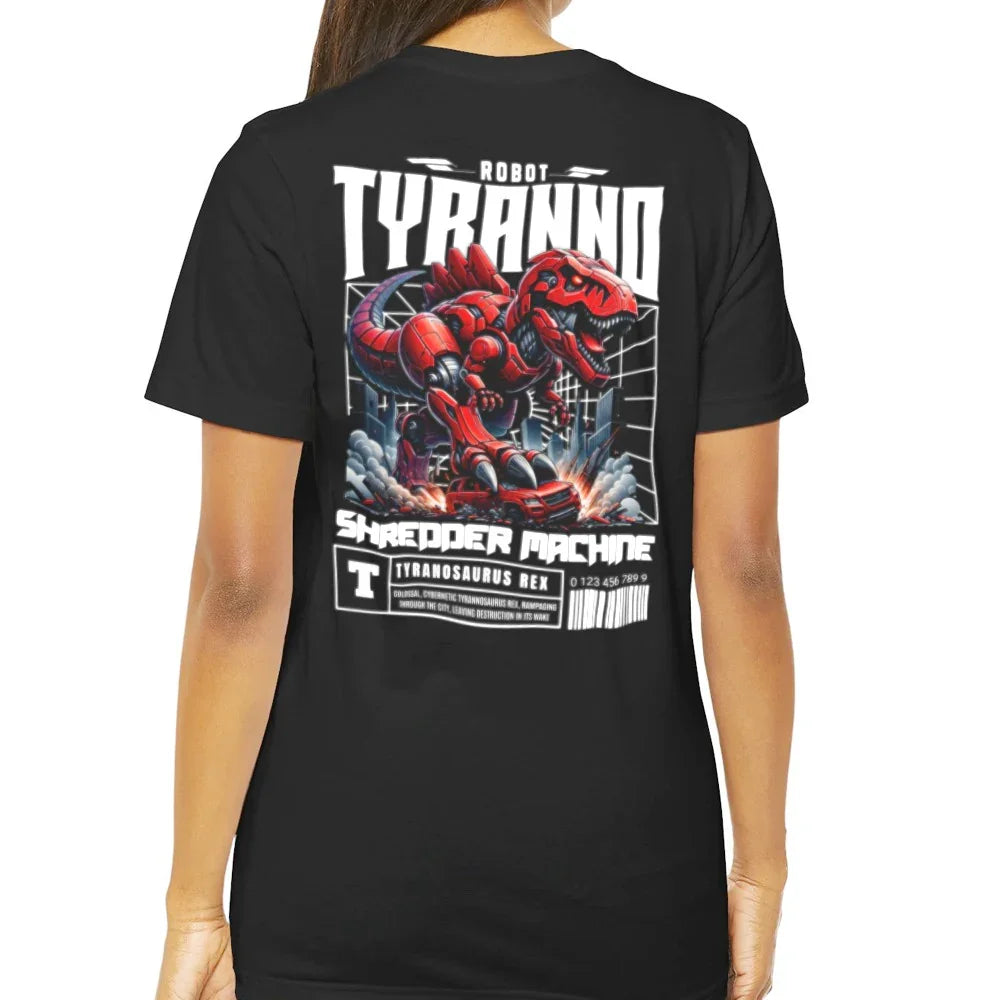 Robot Tyranno Shredder Machine Graphic T-Shirt product