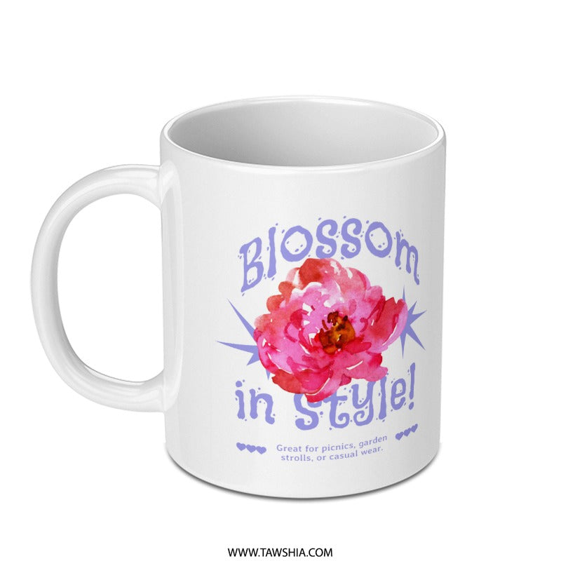 Blossom in Style Flower Themed Mug product type
