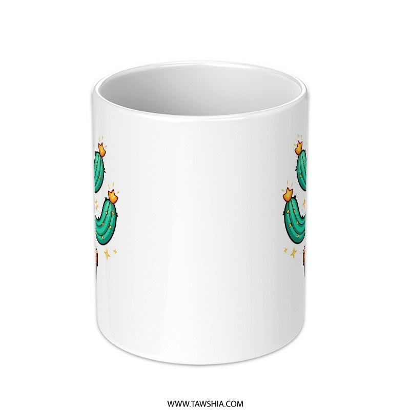 Cute Cactus Mug, Desert Plant Coffee Cup, Southwestern Decor, Succulent Lover Gift, Botanical Mug, Quirky Mug - Tawshia