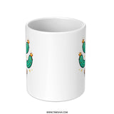 Cute Cactus Mug, Desert Plant Coffee Cup, Southwestern Decor, Succulent Lover Gift, Botanical Mug, Quirky Mug - Tawshia