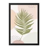 Abstract Palm Leaf Wall Art, Botanical Print, Modern Art Print, Minimalist Decor, Home Decor Wall Art, Nature Inspired Wall Decor - Tawshia