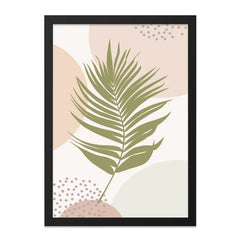 Abstract Palm Leaf Wall Art, Botanical Print, Modern Art Print, Minimalist Decor, Home Decor Wall Art, Nature Inspired Wall Decor - Tawshia