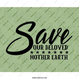 Earth Day MousePad, Save Our Planet, Green Floral Mouse Pad, Beloved Earth Mousepad, Environmental Mousepad, Mother Earth Mousepad - Tawshia