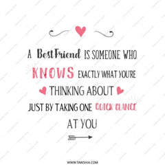 Best Friend Tote Bag, Friendship Gift, Gift for Bestie, Soulmate Tote Bag, Gift for Friends, Heart Tote, Cute Tote, Everyday Bag - Tawshia