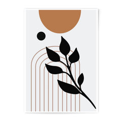 Abstract Leaf Photographic Print, Modern Art Print, Boho Wall Art, Minimalist Home Decor, Botanical Print, Trendy Wall Decor - Tawshia