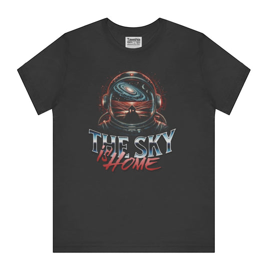 The Sky Is Home Graphic Black Short Sleeve T-Shirt product