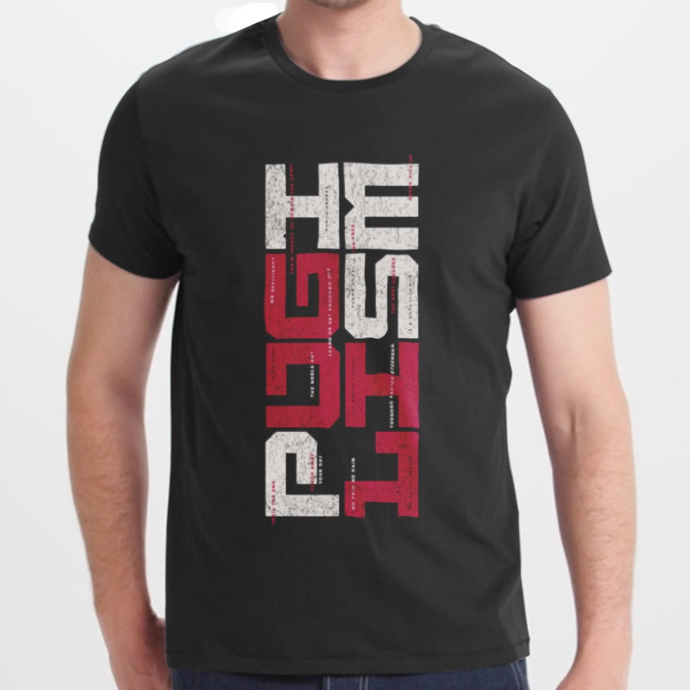 Stylish Bold Text Graphic Print T-Shirt Product