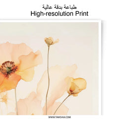 Orange Poppy Photographic Print, Floral Wall Decor, Botanical Art Print, Flower Photography, Home Decor, Wall Art, Gift Idea - Tawshia