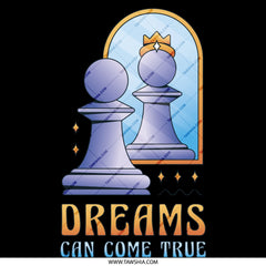 Dreams Can Come True Chess Piece Product