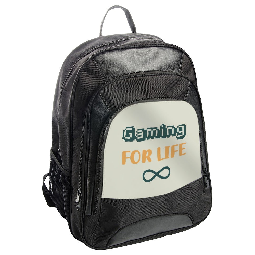 Gaming For Life BackPack, Gamer Gift, Infinite Gaming, Gaming Enthusiast, Video Game Lover, Gift For Gamers, Computer Game Fan - Tawshia